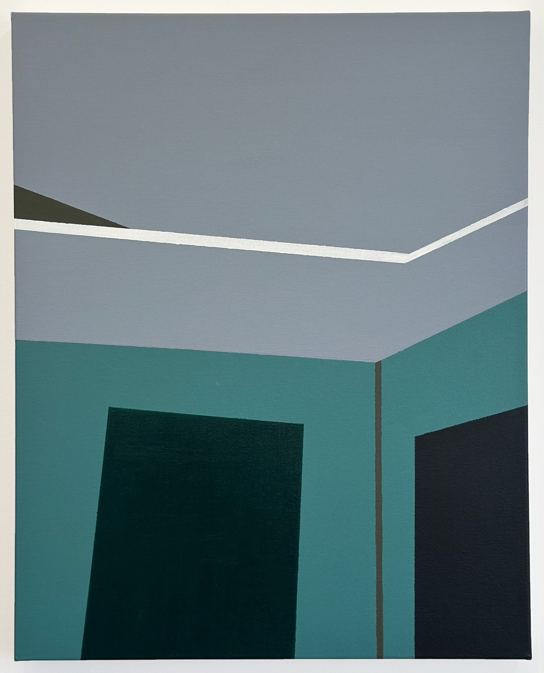 In the Studio, 2025-2026, acrylic painting on canvas by Adda Jones