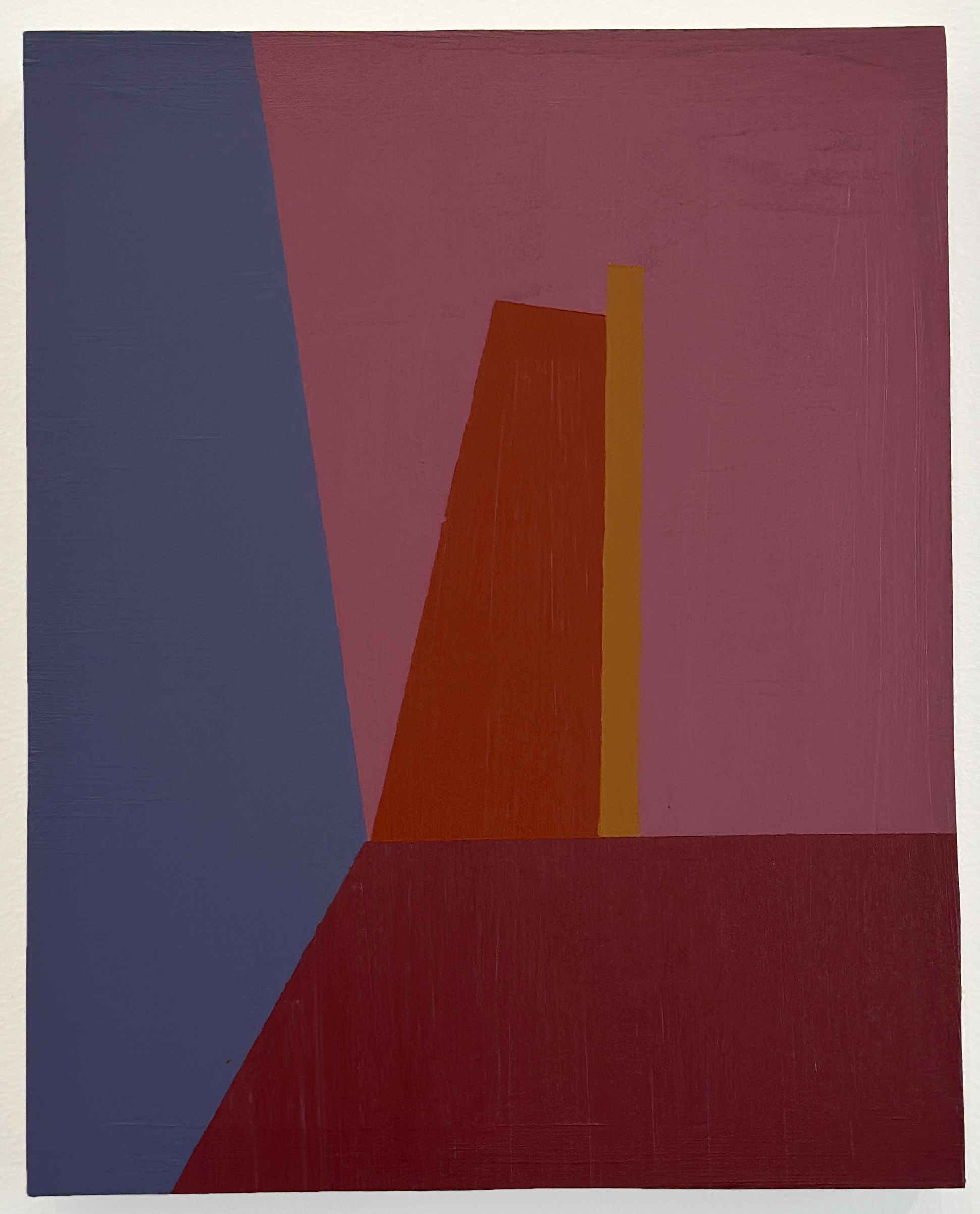 Pink, 2026, acrylic painting on wood block by Adda Jones